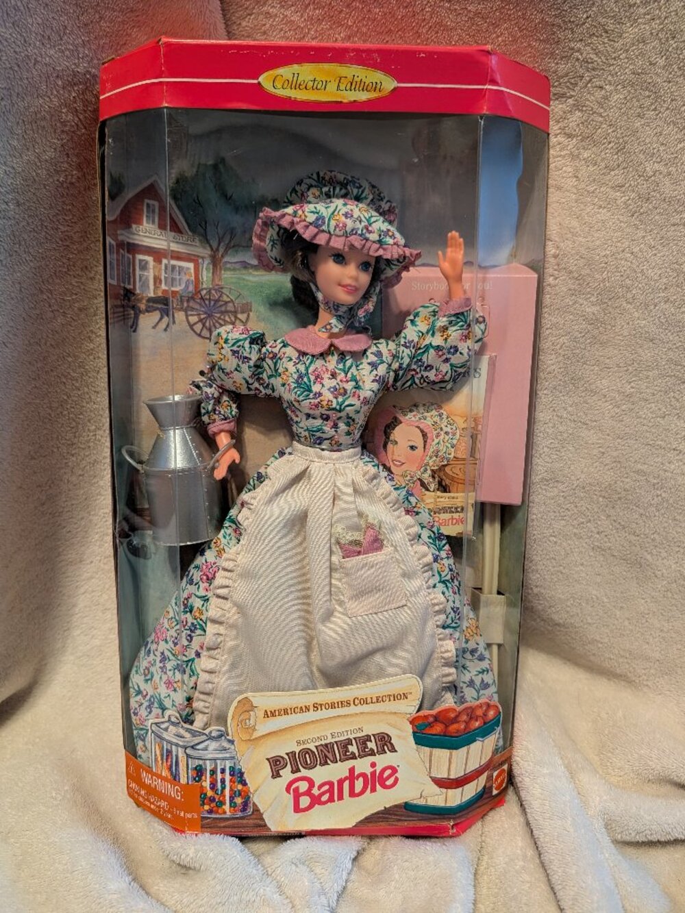NIB 1995 Second Edition American Stories Pioneer Barbie #14756